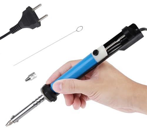2-in-1 elektrisches Entlötpumpengrifflötwerkzeug 40W Eisen Zinnsauger Starkes Saugentlöten Schweißzubehör(ich)