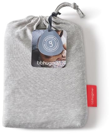 bbhugme® Nursing Pillow ™ Spare Pillow Cover (Grey Melange)