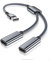 RUXELY Adaptateur USB Mâle vers Double USB C Femelle,Câble Convertisseur Chargeur Type A Séparateur pour MagSafe,iPhone 12 13 14 15 16 Pro Max,iPad 10 Air 4 5 Mini 6,Galaxy S24 S23 A54 A53,iWatch 8 9