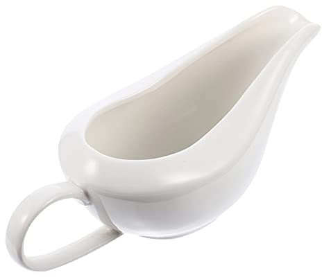 caihuashopping Salsera de Porcelana 1pc Cerámica Salsa Copa Cocina Salsa Contenedor Restaurante Salsa Salsa Barco Salsera (Size : L)
