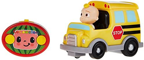 Jada Toys 253254003 - Cocomelon Radiostyrd Skolbuss med Musik - Radiostyrd Cocomelon Skolbuss med Musik, 1 Kanal, 2,4 GHz, 18 cm, Från 2 år