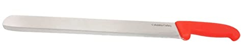 Columbia Cutlery 12 Red Roast Beef Slicer Carving Knife - Great for Prime Rib and Large Cuts of Meat
