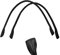 Spldsun 2 Stücke Taschengriff Leder, Taschengriff Verdickt, Männer, Frauen, Zubehörersatz für Ledertaschen, Geldbörsen, Umhängetaschen, Handtaschen, Körbe (60cm, Schwarz)