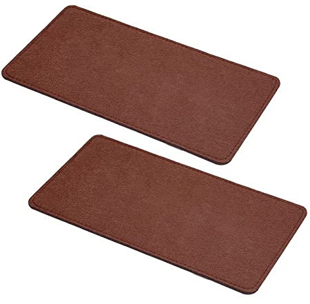 PH PandaHall 2pz Base Fondo Borsa Rettangolo Fondo per Borsa in Feltro Marrone, 35 x 18 cm Inserto Fondi per Borse in Pelle Zaino Borse da Viaggio Cosmetica
