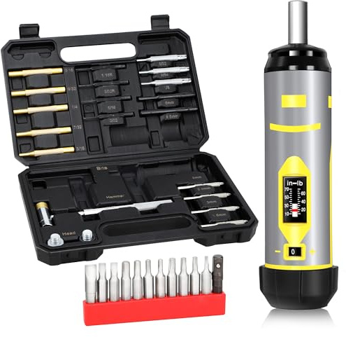 Bore Baby Torque Wrench Screwdriver & Punch Kit - 10-70 Inch/Pounds for Gunsmithing, Maintenance, and DIY