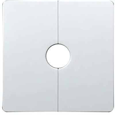 Wand-Spalt-Flansch Quadratisches Wappenblech Wasserrohr-Wandabdeckungen Reserviertes Bohrloch-Panel Dekor für Drähte Wasserhähne Rohre Wand-Spalt-Flansch Rohrabdeckung