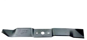 MaxPower EU-331075 Rasenmähermesser passend für AL-KO | ersetzt Herstellernummer 1186135, 332039, 440125, 474490, 479008, 548587, Schwarz