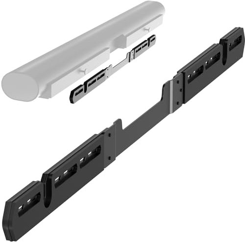 Agandax Soporte de pared para barra de sonido Sonos Arc y Sonos Arc Ultra Sound Bar (negro), montaje en pared debajo de la TV, soporte de montaje colgante