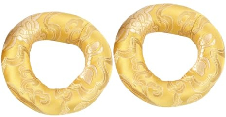 Cabilock 2stücke Klangschalenkissen Baumwolle Zufällige Farbe Durchmesser Für Meditation Und Schützt Ihre Klangschale Und Verstärkt