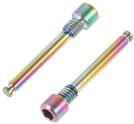 Supvox 2stücke Mountainbike Disc Brake Bolts Titanlegierung Schrauben Für Hydraulische Bremssättel Kompatibel Mit Verschiedenen Disc Brake Modellen Installieren Leicht Und Langlebig