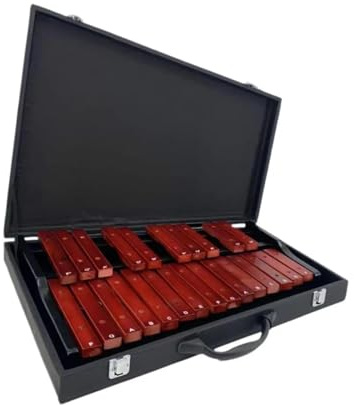 Xylophon-Instrument Für Erwachsene Anfängerinstrument 25-Noten-Xylophon Aus Holz Für Musikunterricht Live-Konzert(C with case)