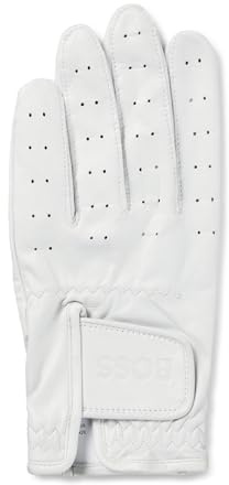 Boss Guantes de Golf Tohmas Sporty para Hombre, Blanco 100, M/L