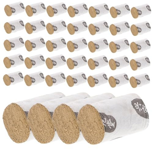 Ipetboom 54pcs Moxa-Wool Rolls Moxa-Stick Bars for Healing Therapy for Immunity Improvement Body Care