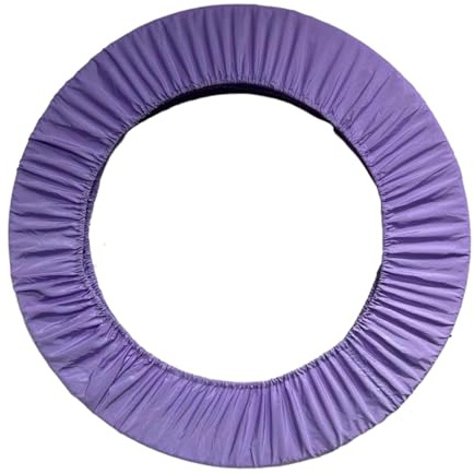Jiuvaso Custodia Protettiva per Ginnastica Artistica in Poliestere, Custodia per Cerchi Da Ginnastica, Copertura per Anelli Con Un Diametro Interno Entro 85 Cm, Viola