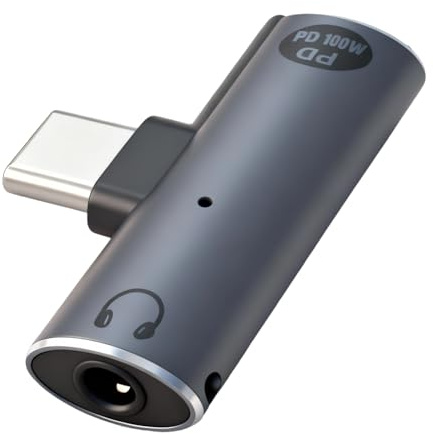 Adaptateur de Casque USB-C, Adaptateur Jack USB C Adaptateur Usb C Jack Audio Et Charge Simultanee Pour Appareils Type C, Usb C Jack Adaptateur Avec Conversion Son Et Alimentation Pour Usage Quotidien