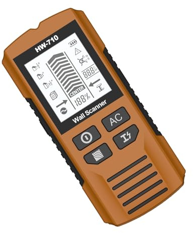 Pinpointer del rivelatore metallico, rilevatore metallico tenuto a mano | Display LCD multifunzionale e rilevatore di metalli audio | Strumento di ricerca per scanner murali multiuso per legno, casa i