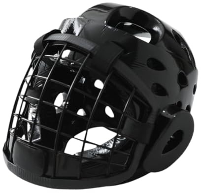 KIXZSAZ Cascos para Artes Marciales, Suministros de Equipo de Karate, Acolchado cómodo, Protector Facial Completo, Kickboxing, Casco de protección de Boxeo, Protector Facial