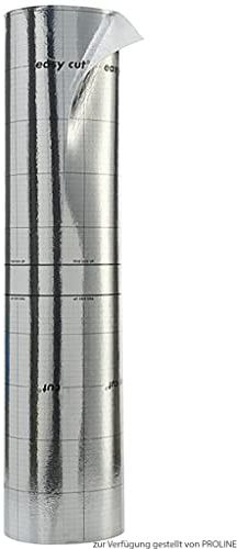 Unterlagsbahn Proline Probase Eps 1,6 Aqua-Stop, 25 m² Trittschalldämmung mit Dampfsprerre für Vinyl Parkett und Laminatböden