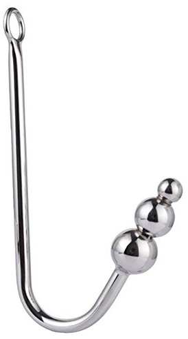 SXOVO Anal Hook Sex Toys Steel Slave Juegos para amantes, Unisex Rope Hook Bondage Products con 3 Bolas
