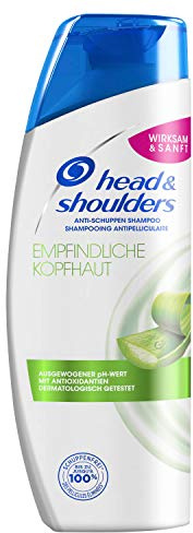 Head & Shoulders Shampoo sensibile, anti-forfora, per capelli grassi, shampoo contro forfora, 72 ore di protezione contro forfora, prurito e secchezza, con aloe vera, 300 ml