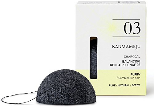 Karmameju carbone Konjac spugna 03