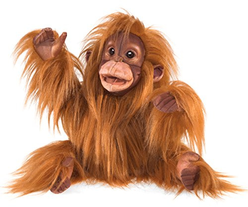 Folkmanis 3106 hand puppet, 30 x 47.5 x 22.5 cm, Orangenbraun