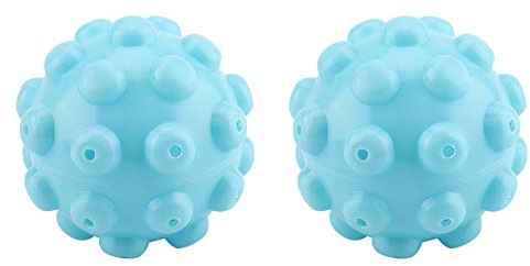 Fdit Blau PVC Wiederverwendbar Waschen Trocknung Weichspüler Ball Vapore Ball Zubehör 2 Stück/Set