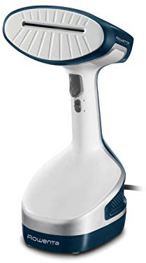 Rowenta Dr8100 Access Steam+ Vertikaler Bügelgerät, 1600 W, in 40 Sekunden, beheizte Platte, erfrischt und desinfiziert, tötet 99,9% der Bakterien, entfernt Gerüche, 3 Zubehörteile, Kunststoff, Blau