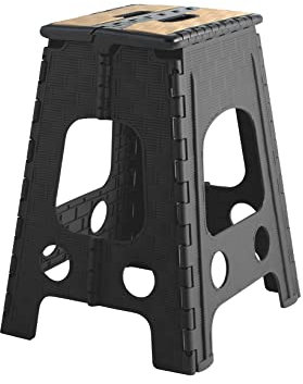 Anigaduo H&H Sgabello Pieghevole Marrone Scuro/Marrone 34x36x47cm