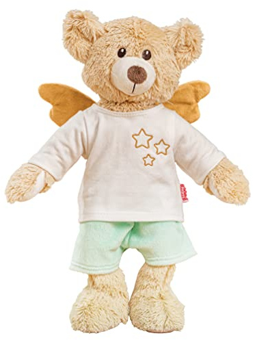 Heless 75 - Kuscheltier Teddy Hope mit Schutzengel-Outfit, ca. 32 cm großer Teddybär zum An- und Ausziehen, Liebhaben und als Spielgefährte