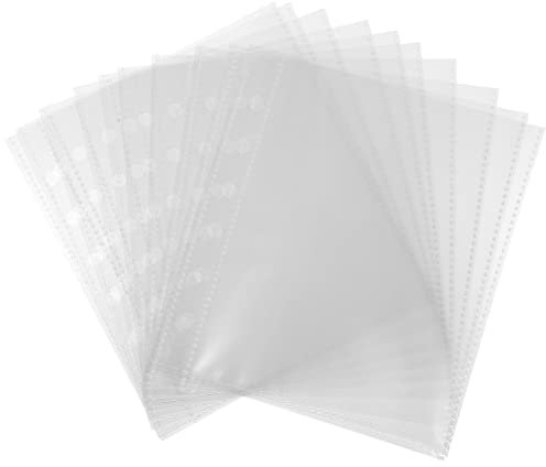 iplusmile 50stücke Scrapbook-Einlagen Für Fotoalben Scrapbooking-Ordner Aufbewahrung Und Präsentation Von Fotos Geld Und Karten Transparente Papiereinlagen Zum Schutz Organisation