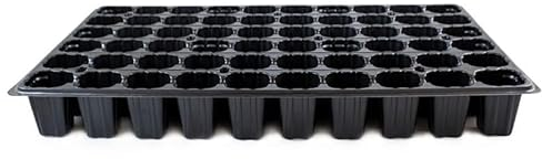 GROWMANIA Confezione da 5 Vassoi di Germinazione 60 Alveoli | Semenzale 100% Materiale riciclabile | Propagatore di semi