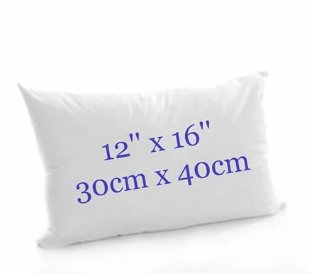 Rectangular Oblong Hollowfibre Cushion Pads Inner Inserts - Bounce Back Cushions (12x16)