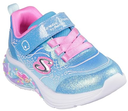 Skechers My Dreamers Lil Mermaid Baskets pour garçon et Fille Bleu Pointure 42