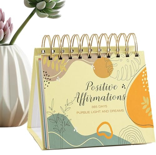Täglicher Affirmationskalender – Motivationskalender 2025, Affirmationskalender | Inspirierender Tageskalender, Bürokalender 2025, Stehkalender mit Zitaten