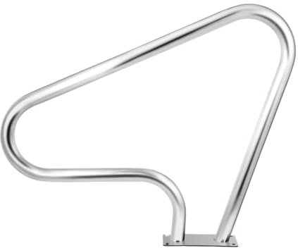 QIUYMGFG Cocktail Shakers Bar Accessories 30-55 x22-32 Swimming Pool Handrail With 4ft Grip Cover & M8 Drill Bit Pool Railing Ladder Stair Rail(39x32 inch)