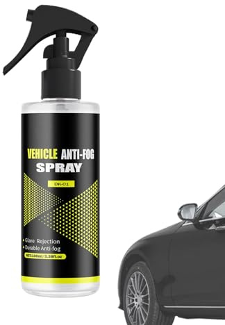 Pulverizador antivaho, parabrisas antivaho, espray antivaho para vidrio de automóvil, spray antilluvia de larga duración para ventana de coche, 100 ml, accesorios a prueba de lluvia, suministros de