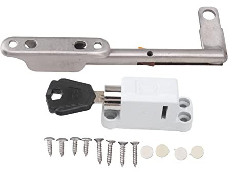 Window Lock Security Bars Tension Rod Anti Theft Protection 12cm Wind Present Locking for Home Security