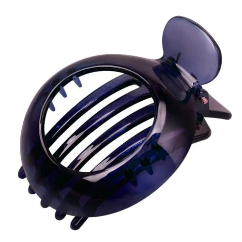 Petite pince à cheveux pour cheveux fins, antidérapante, forte tenue résistante, motif marron clair, accessoires de cheveux quotidiens pour femmes et filles (violet)