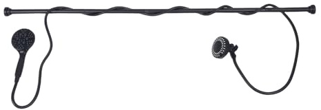 Pommeau de douche double, pommeau de douche double haute pression avec 7 modes de pulvérisation, pommeau de douche tandem flexible à main pour usage domestique et hôtelier