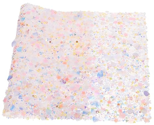 Healvian Tapis de Manucure à Paillettes Pliable Coussin Repose-bras Souple pour Nail Art Bureau Onglerie Salon