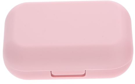 Estuche para Lentes de Contacto Rosa de 1 Juego con Espejo y Herramientas | Vidrio y Abs, Diseño Práctico de Guardado Limpio y Seguro, Formato Ligero para Maleta o Mochila