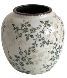 Vase Rund söt retro keramisk vasarrangemang Vardagsrum Hydroponiskt Blomsterarrangemang Dekoration