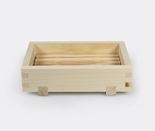 Yamashita Kogei Hinoki Zypresse Holz Seifenschale - Japanische Onsen Hot-Federwanne Stil