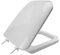 Yellowshop Sedile WC CONCA per Ceramica IDEAL STANDARD, Bianco, 45x34 cm