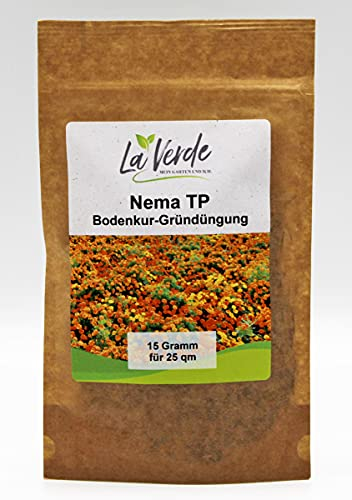 La Verde MEIN GARTEN UND ICH. Nema TP Tagetes Samen 15g für 25m², Bodenkur und Gründüngung, gegen Nematoden, Saatgut ohne Gentechnik