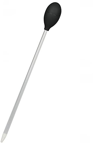 WanFengXue Aquarium Coral Feeder Black Acrylic Marine Fish Reef Feeding Tube 30cm Long Dropper Multifunctional Fish Feeder Tool for Most Aquarium Organisms