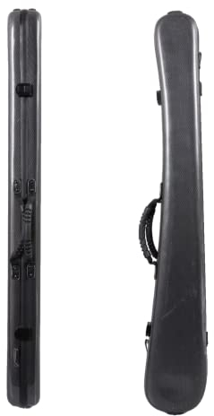 Schwarzes Gehäuse mit Doppel-Bass-Schleife, Karbonfaser, Bass-Bogen-Box, 2 Stück, Schwarz