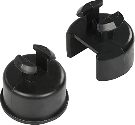 Baceyong Boccole perno portellone posteriore auto, boccole perno portellone posteriore auto in gomma nera, Compatibile con Dodge Ram 1500 2002-2008, Ram 2500 3500 2003-2009