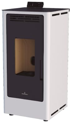 BRICOSOL ESTUFA DE PELLET BRONPI MODELO KIRA 9 KW COLOR MARFIL